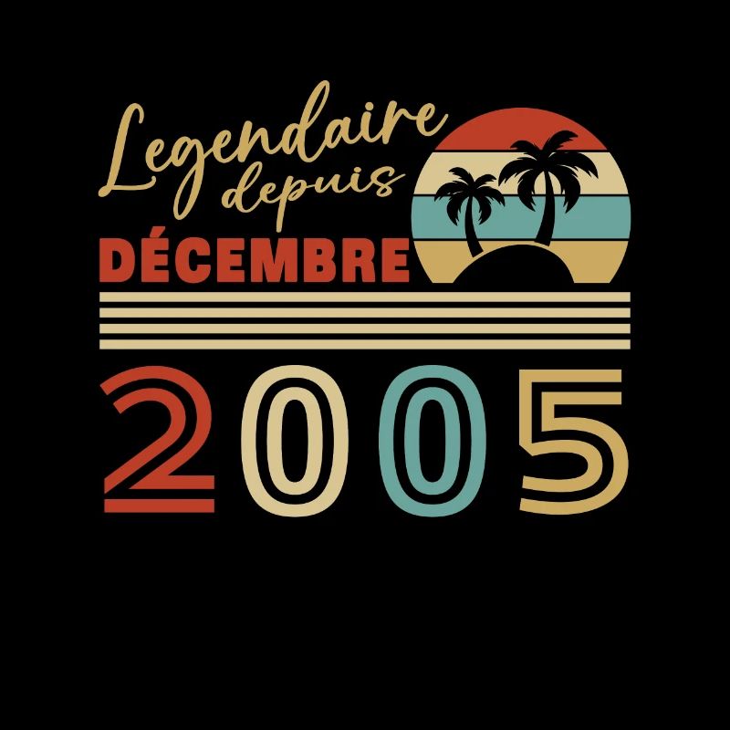 Cadeau D'anniversaire Nées En Décembre 2005