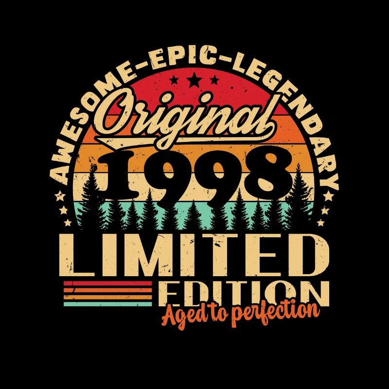 Original 1998 édition limitée Vintage anniversaire