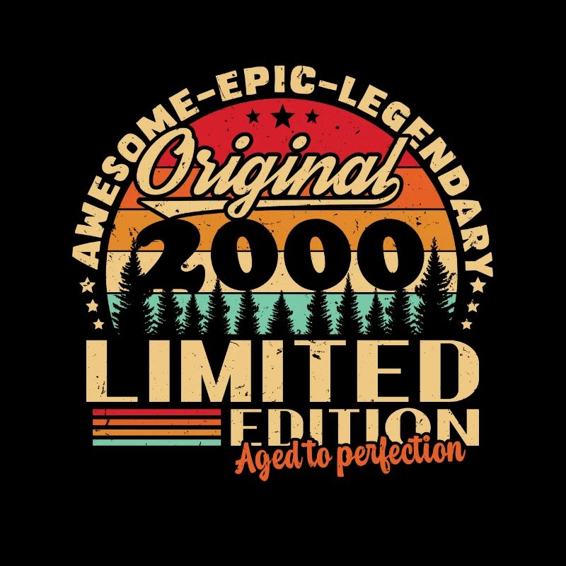 Original 2000 édition limitée Vintage anniversaire