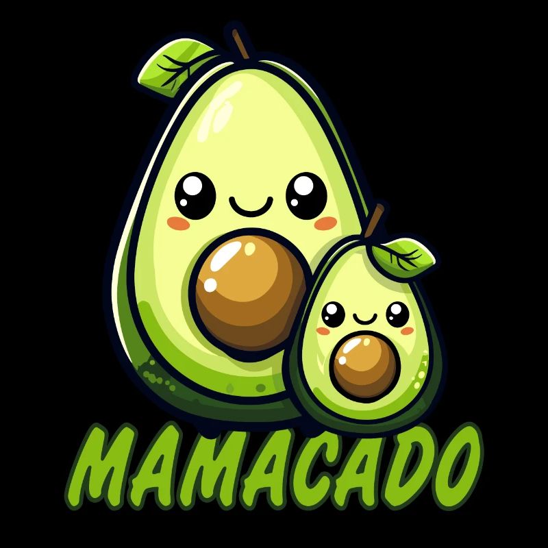 Mamacado enceinte d’un bébé avocat