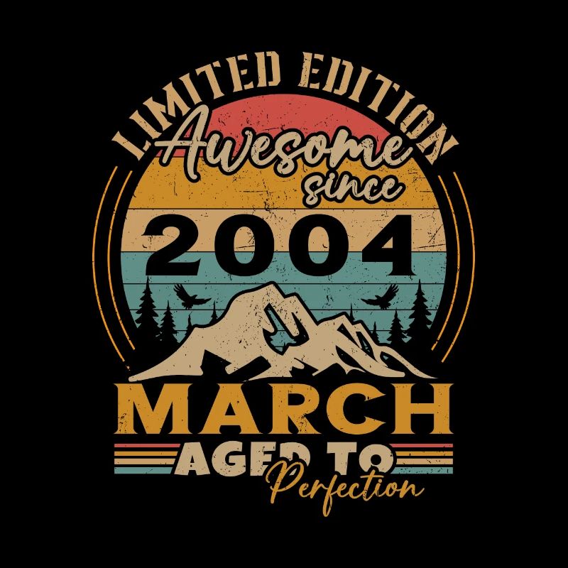 Original Mars 2004 Vintage Anniversaire 2004
