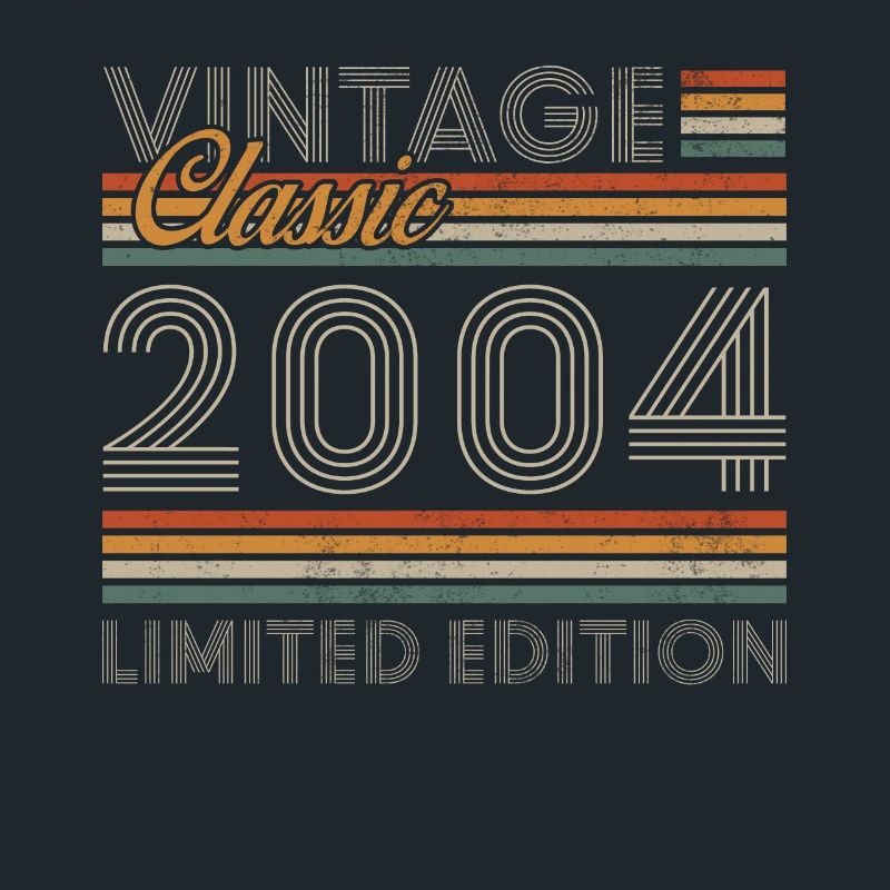 2004 Vintage Retro Geburtstagsgeschenk