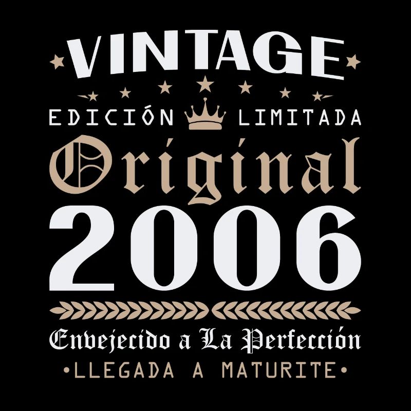 Cadeau d’anniversaire Vinatge 2006
