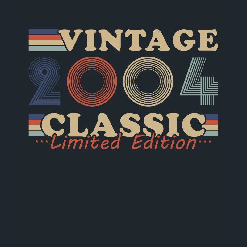 2004 Vintage Retro Geburtstagsgeschenk