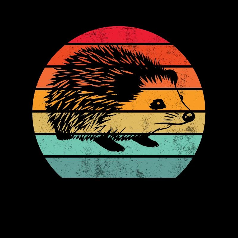 Vintage Retro Igel