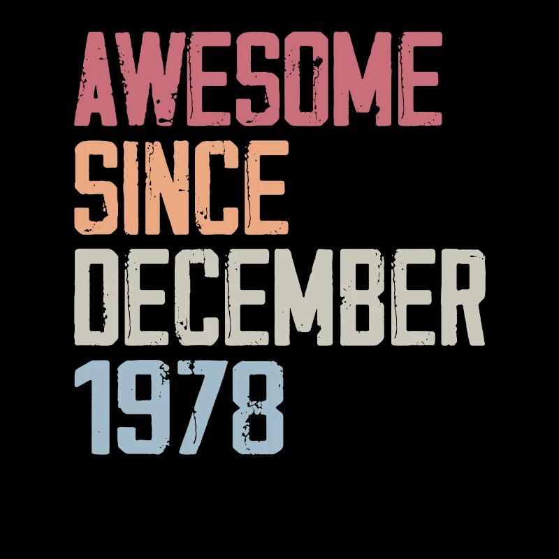 Anniversaire Décembre 1978 L’original 1978 Décembr