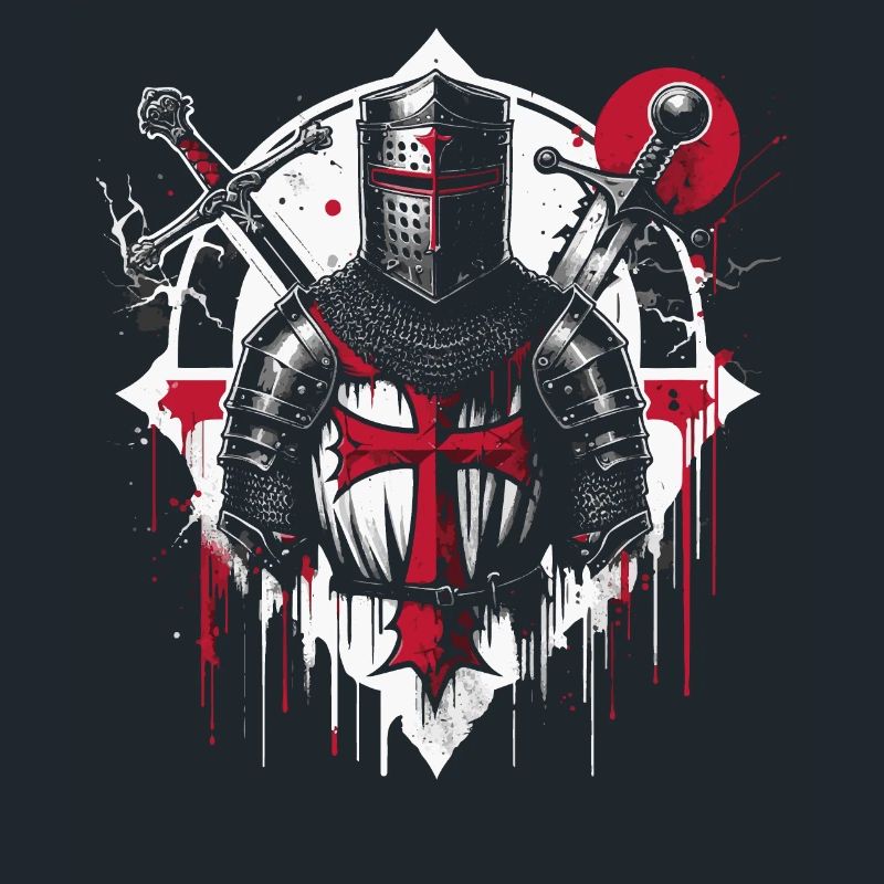 Deus Vult Crusader Knights Templar Middle Ages