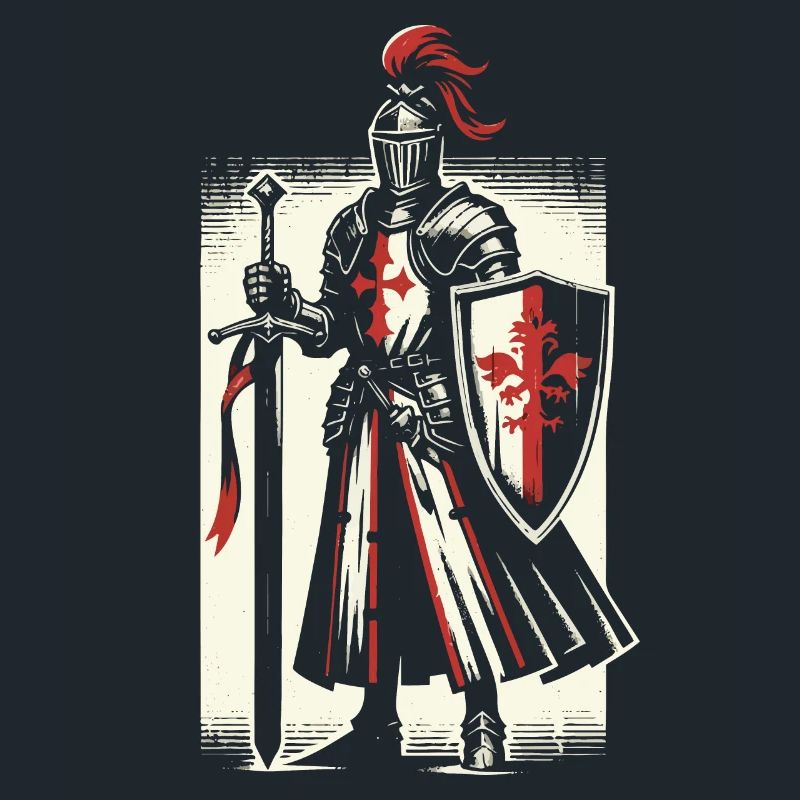 Deus Vult Crusader Templar Medieval