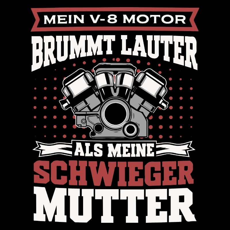 V8 Motor 8 Zylinder Hubraum Auto Tuning Tuner