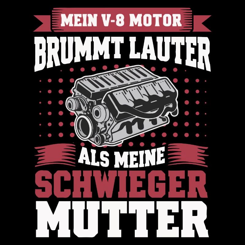 V8 Motor 8 Zylinder Hubraum Auto Tuning Tuner