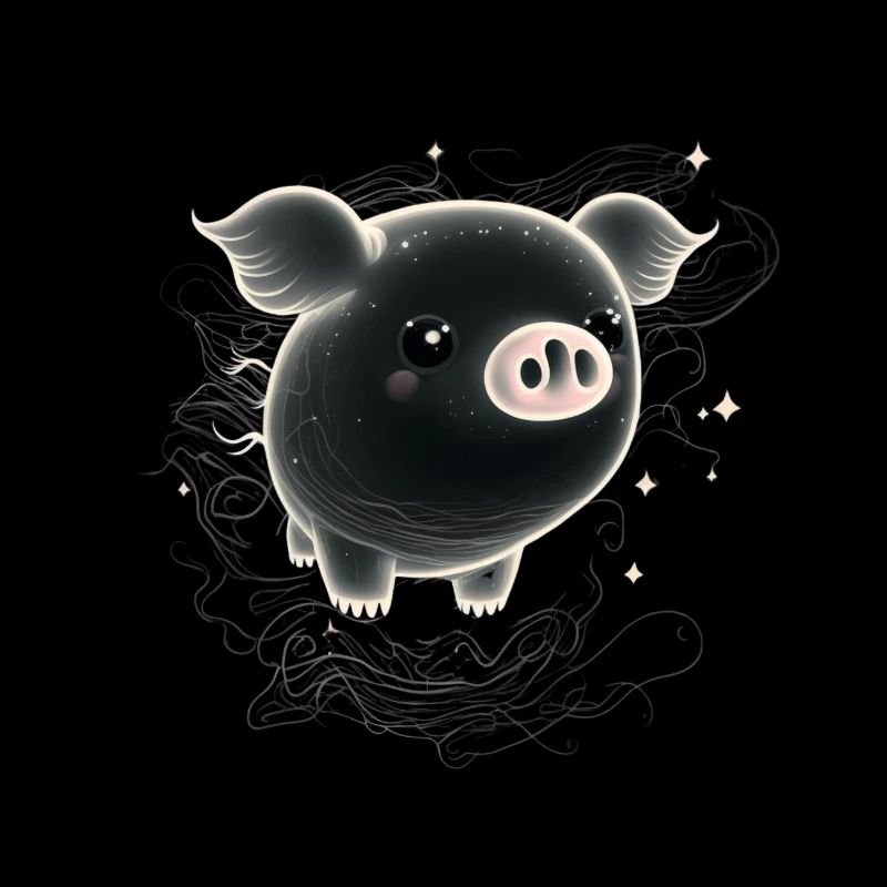 ghost pig black