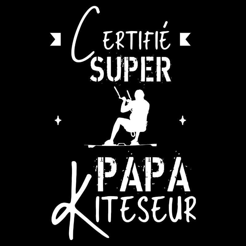 Super papa kitesurfeur
