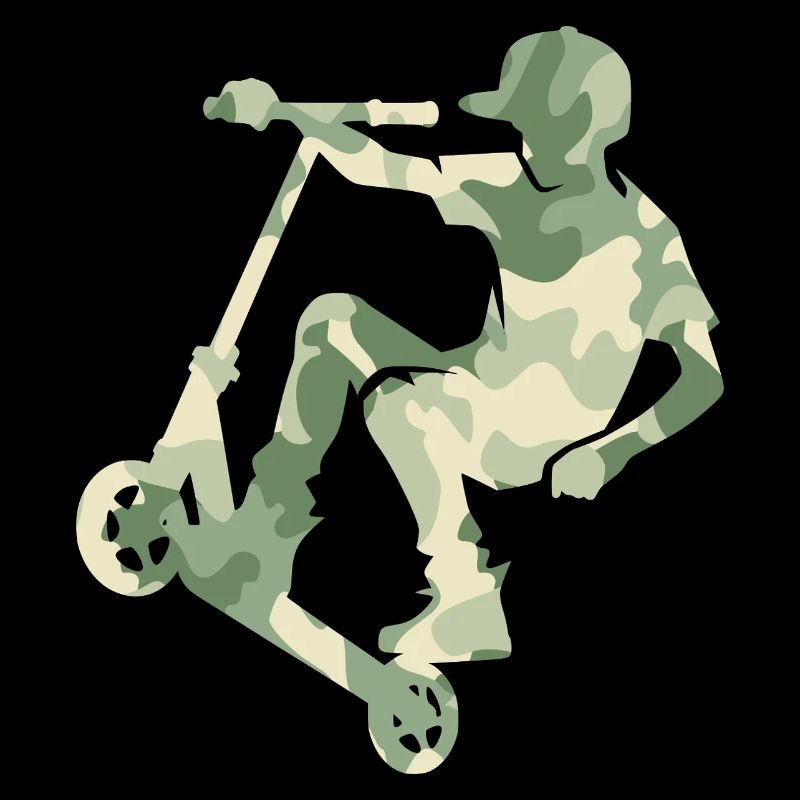 Camouflage Rider Trottinette Adolescent
