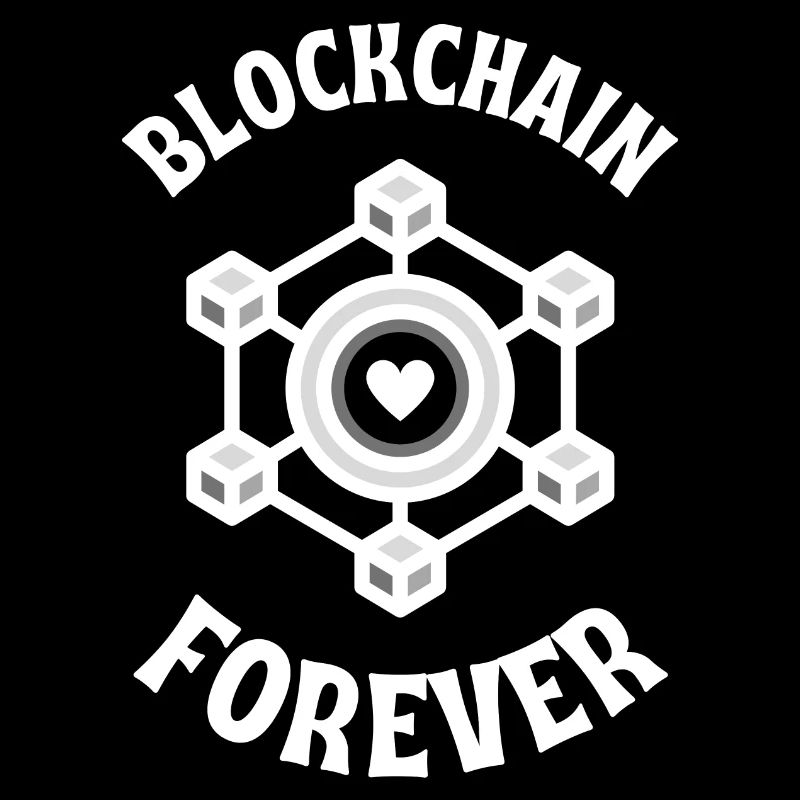 Blockchain Forever Krypto-T-Shirt