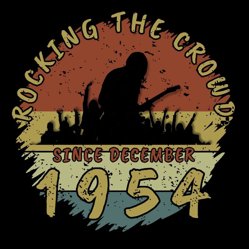 70th Birthday Rocking this planet GIT 12/1954