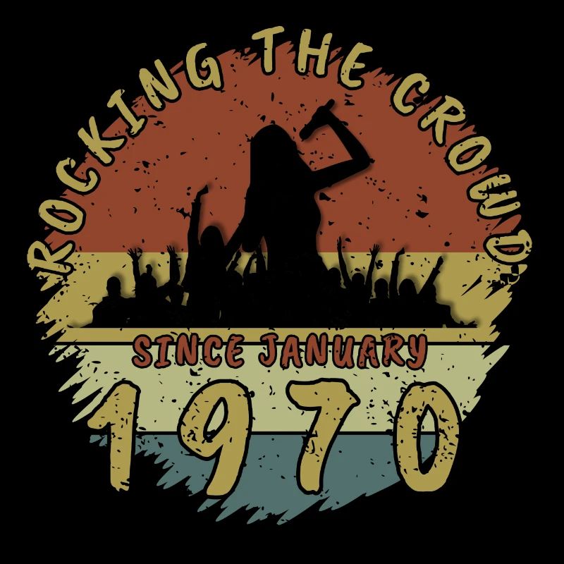 55th Birthday Rocking the crowd SNG 01/1970