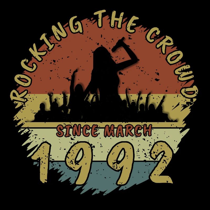 33rd Birthday Rocking the crowd SNG 03/1992