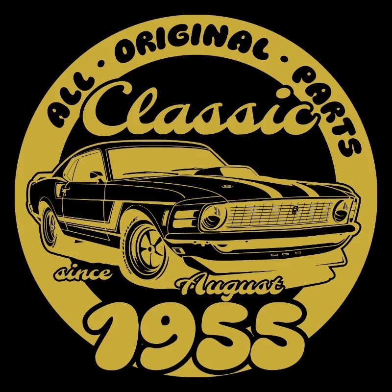 70e anniversaire - Muscle car classique 08/1955