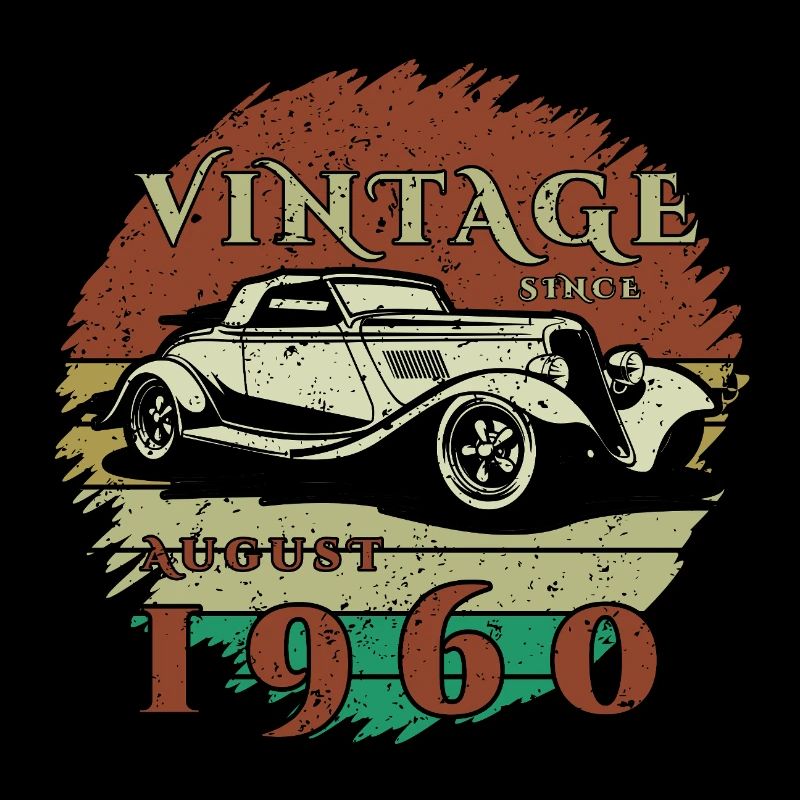 65. Geburtstag - Klassiker - Vintage since 08/1960