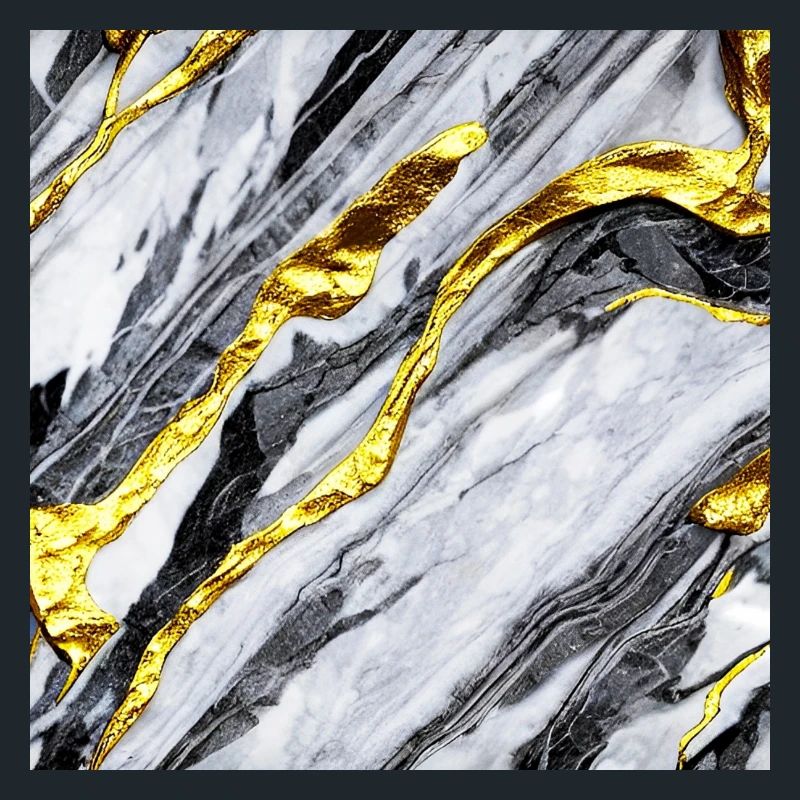 Marble gold structure
