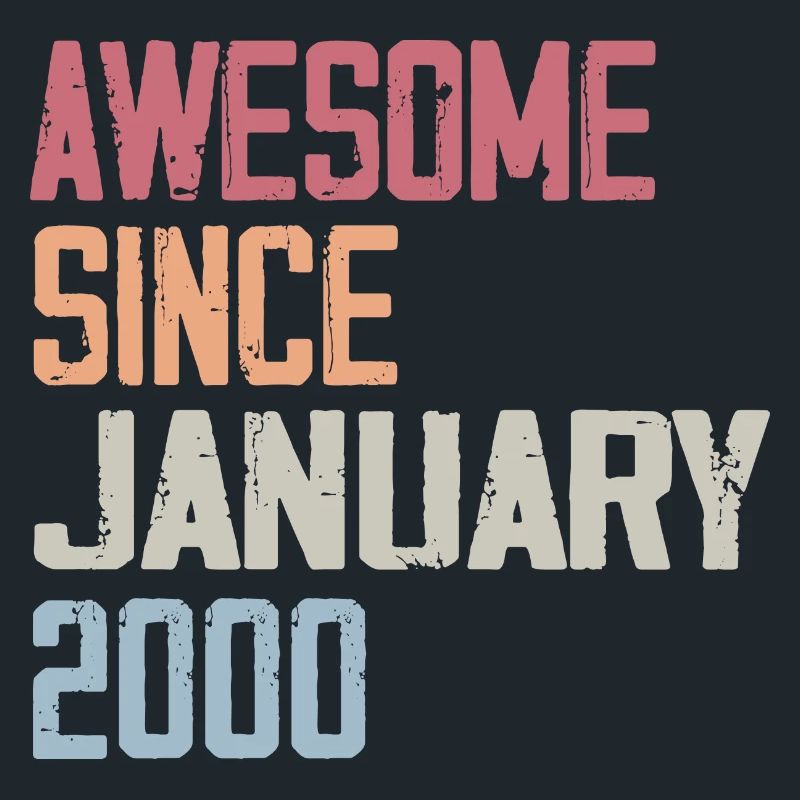 Birthday January 2000 Retro January 2000