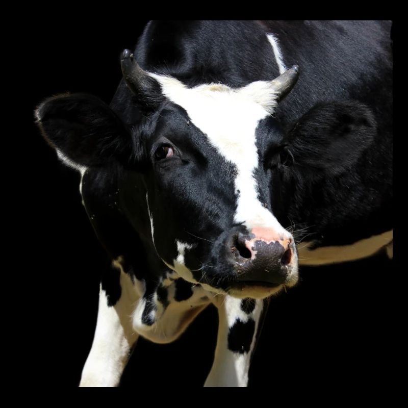 tête de vache drôle