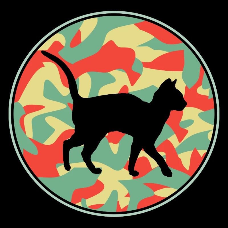 Vintage Abessinische Katze