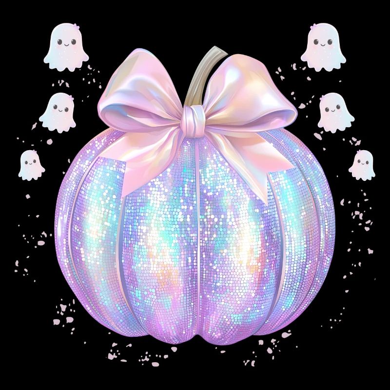 Retro Halloween Disco Kürbis