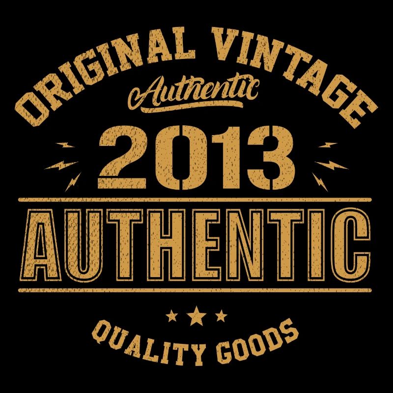 Authentic 2013 Cadeau D'anniversaire Original 2013