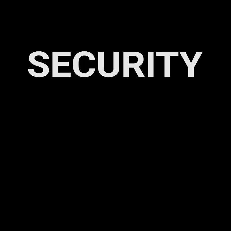Security - back, back, back labeled