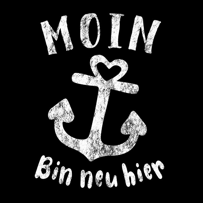 Moin bin neu hier Anker Baby Geburt Spruch