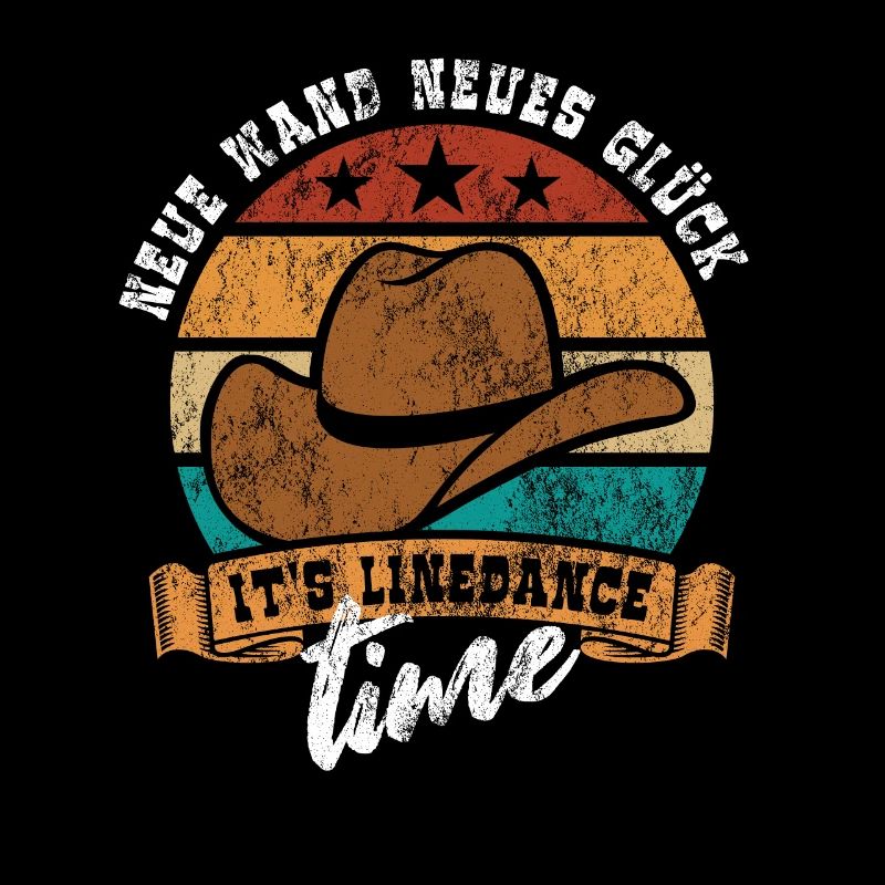 Linedance - Neue Wand - Country Fan - Geschenk