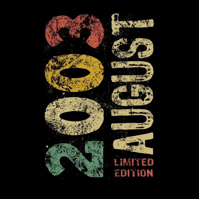 Limited Edition August 2003 Geburtstag - Geschenk