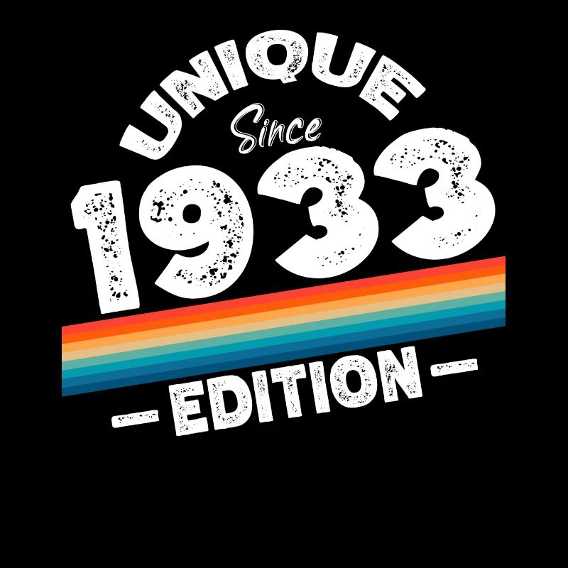 Unique since 1933 Edition Birthday Vintage 1933