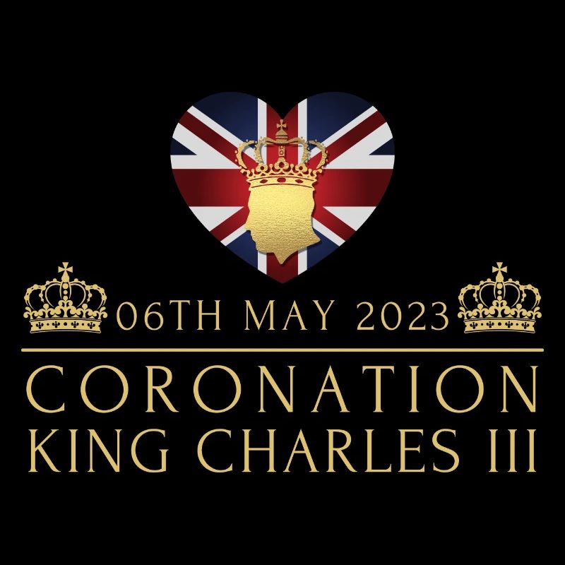 Couronnement du roi britannique Charles Angleterre Drapeau