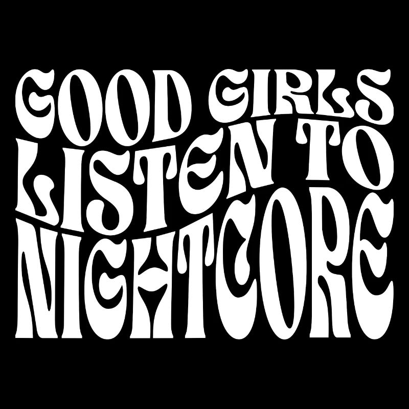 Filles Écoutent De La Musique Nightcore