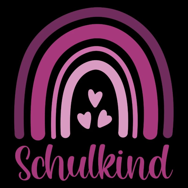 Schulkind Regenbogen Schulanfang Einschulung