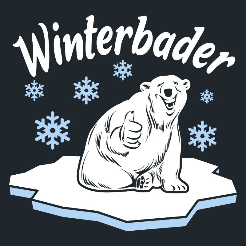 Winterbader Eisbaden Eisbad Spruch