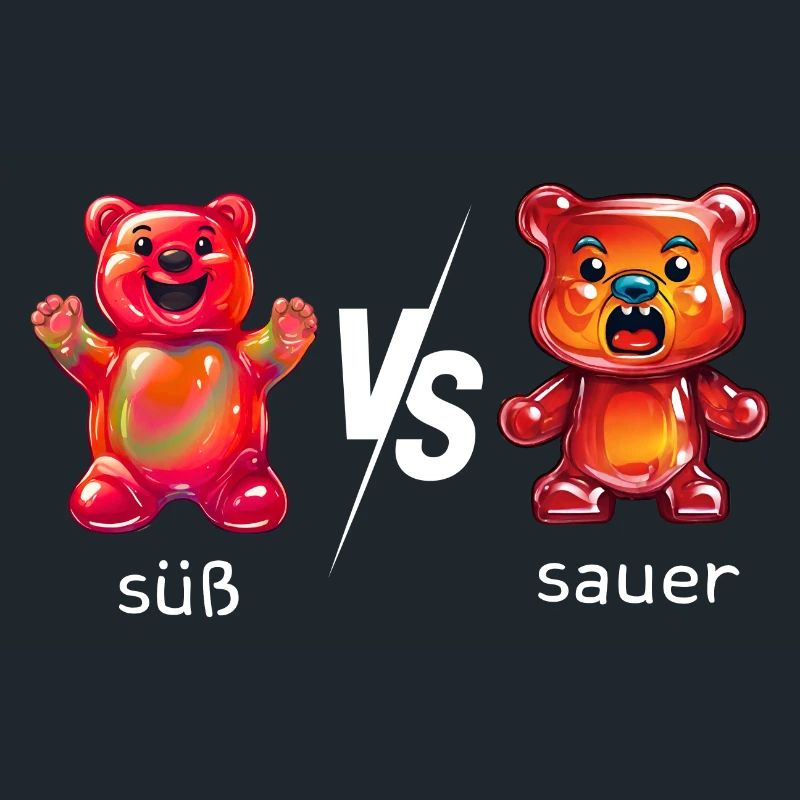Süßes oder Saueres Gummibären