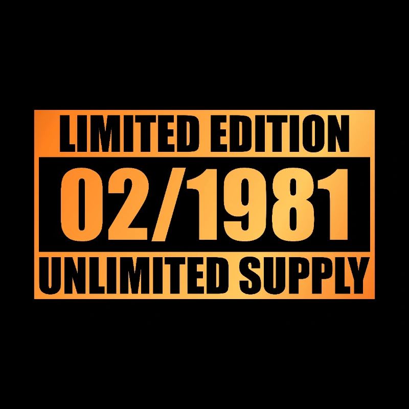 44e anniversaire Édition limitée - ꝏ Approvisionnement 02/1981