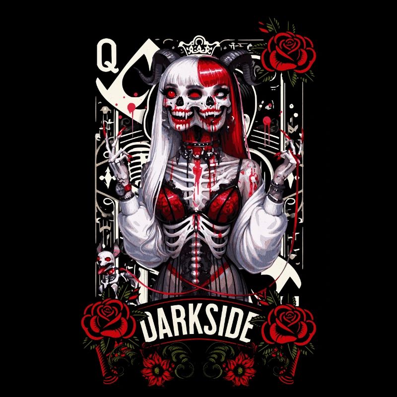 DARKSIDE QUEEN Playing card