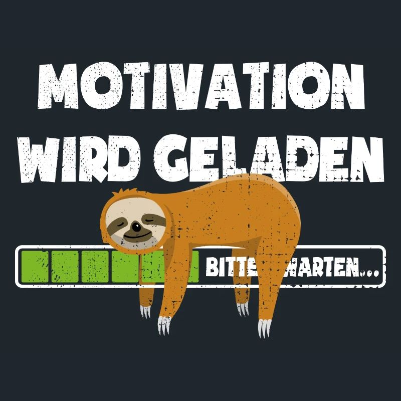 Faultier - Motivation wird geladen - bitte warten