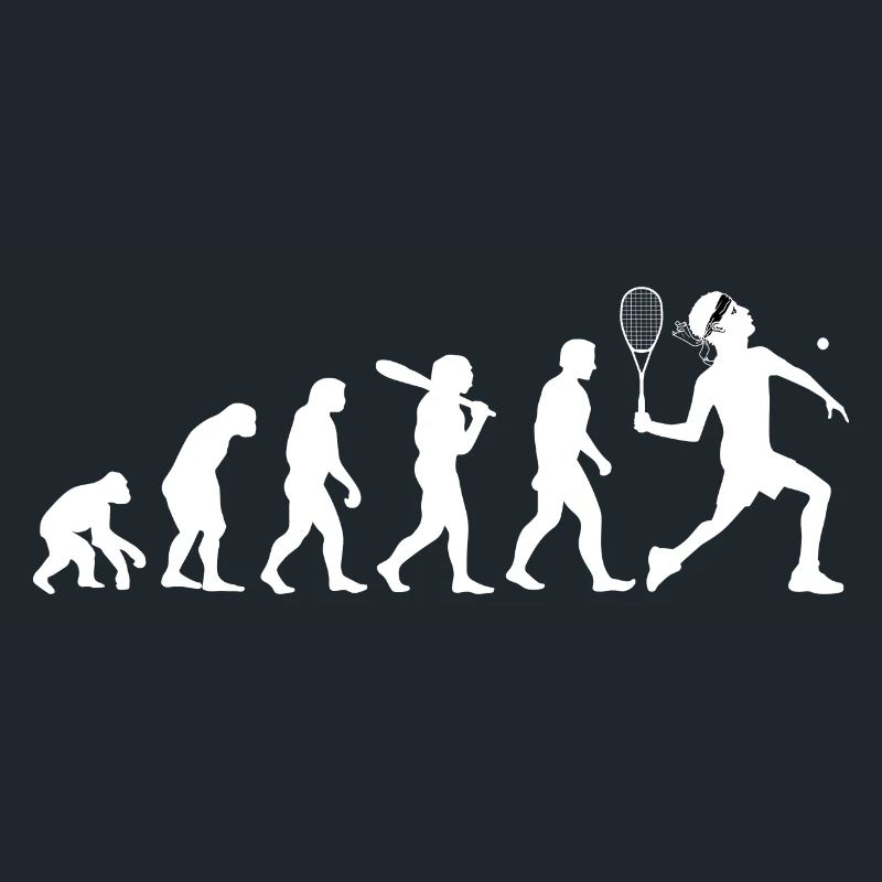 Corse Joueur De Squash Evolution