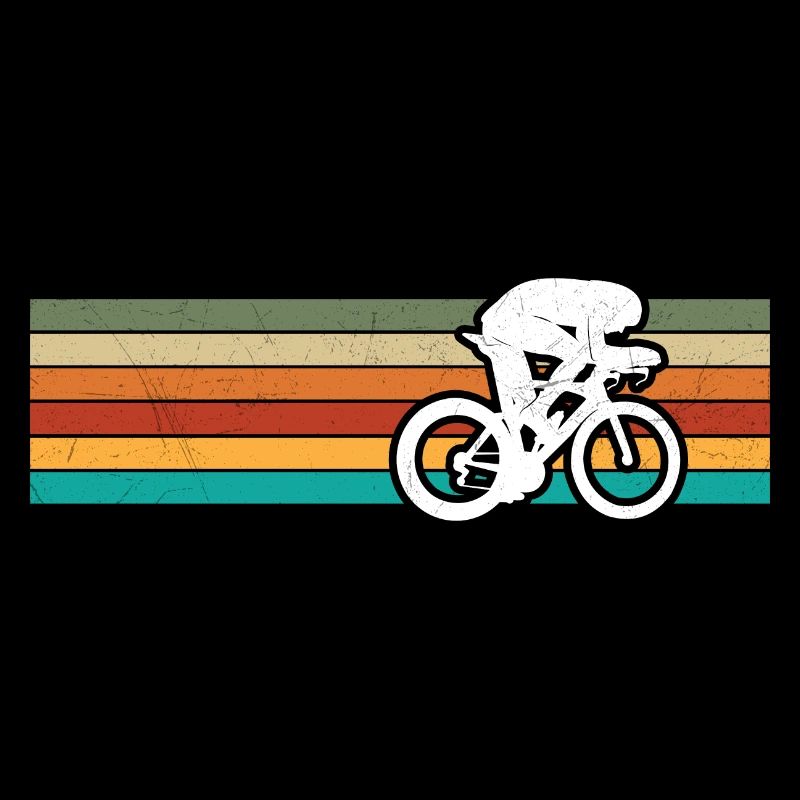 Retro Bicycle Cyclist for Man Woman