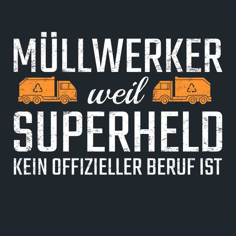 Müllwerker Superheld