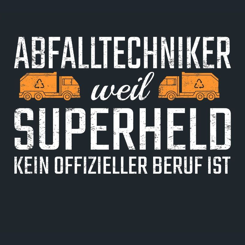 Super-héros du technicien des déchets