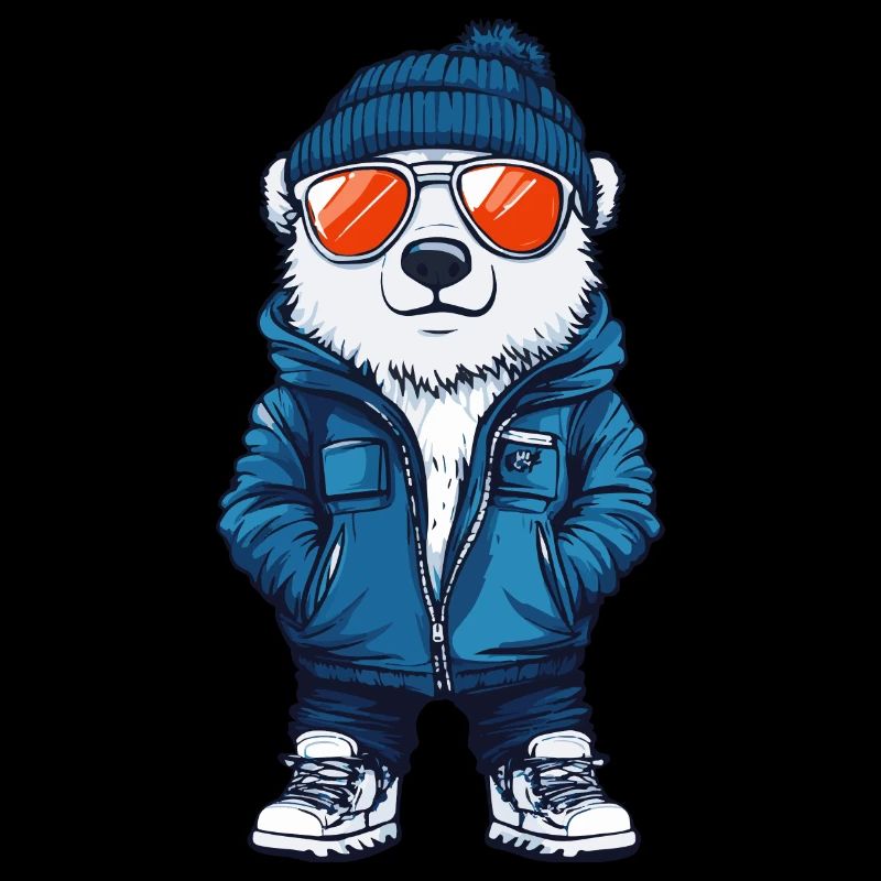 Eisbär Winter Comic