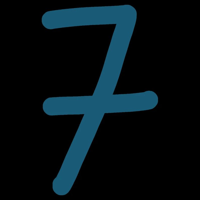 7 Numéro sept numéro anniversaire