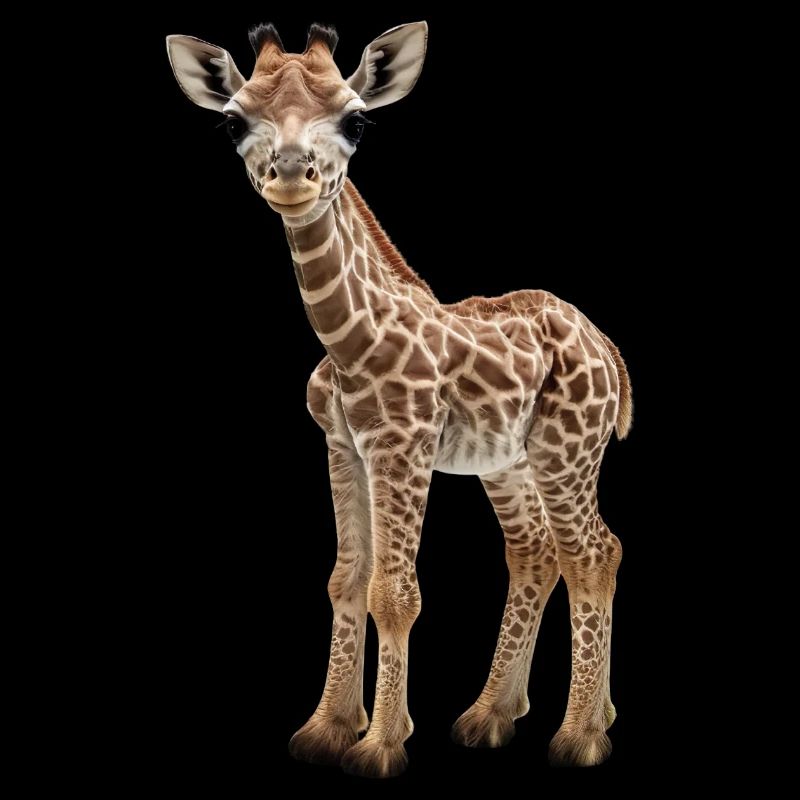 Super mignon bébé girafe. Câlin, doux, moelleux