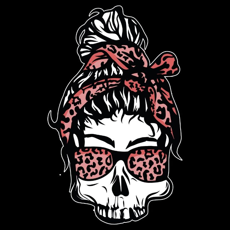 Crâne féminin // Illustration